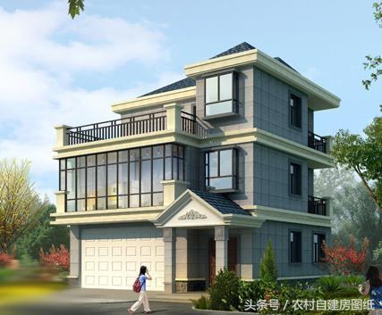 6款帶商鋪農(nóng)村自建房設(shè)計方案圖，既能住又能出租