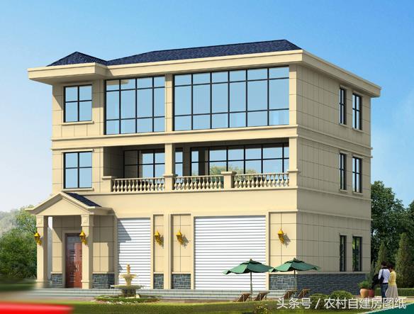 6款帶商鋪農(nóng)村自建房設(shè)計方案圖，既能住又能出租