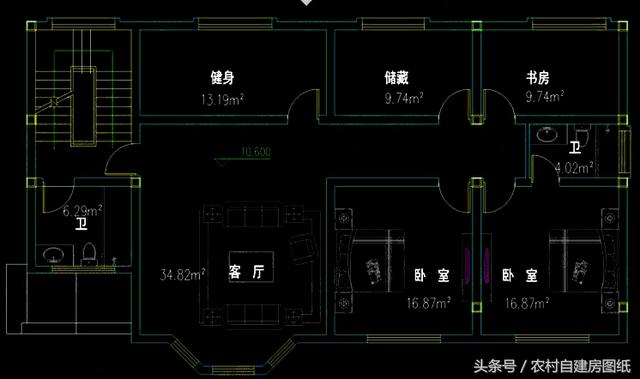 6款帶商鋪農(nóng)村自建房設(shè)計方案圖，既能住又能出租