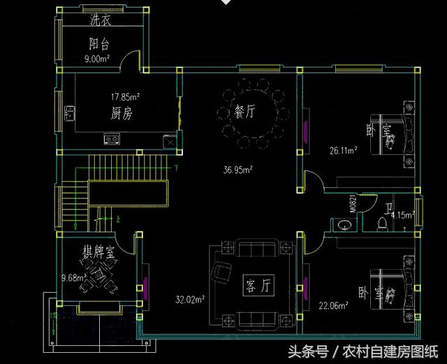 6款帶商鋪農(nóng)村自建房設(shè)計方案圖，既能住又能出租