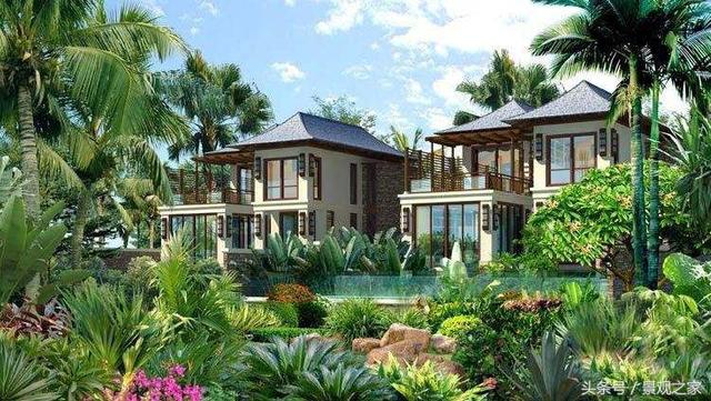 5款大氣的清新別墅庭院設計，美翻了！