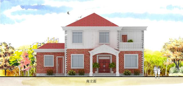 農(nóng)村建個(gè)做“柴火飯“別墅，兩層宅院，不到25萬(wàn)?。ê瑘D紙）