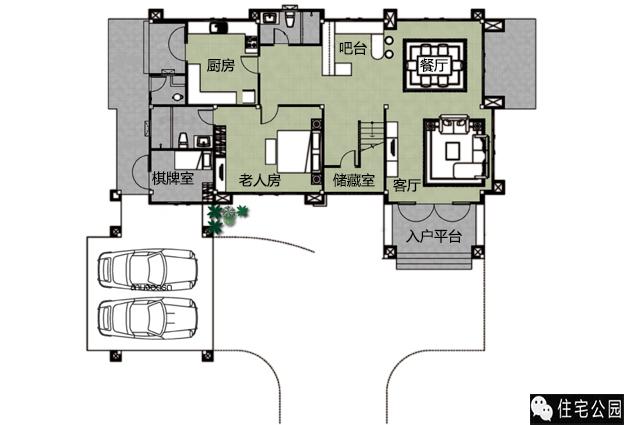 農(nóng)村建別墅，車庫這樣設(shè)計更合理！