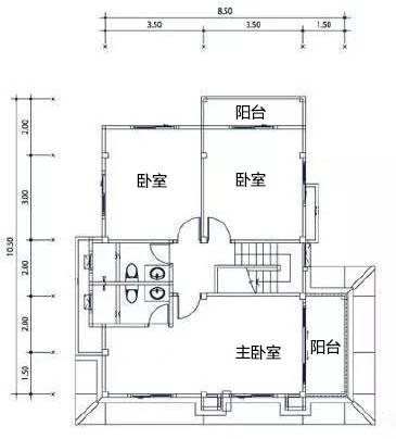8.5X10.5米別墅戶型，小而精、布局好！