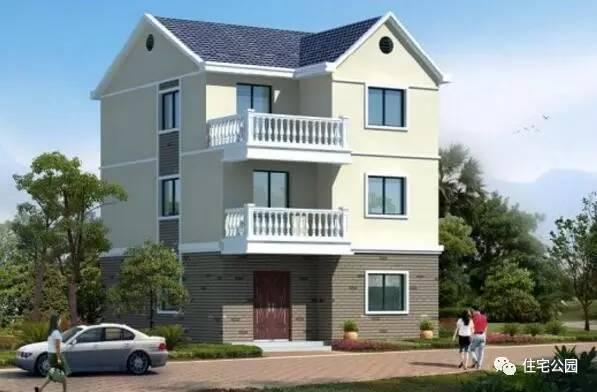 10套農(nóng)村自建房2、3層戶型，占地面積不過百，家家戶戶住新房