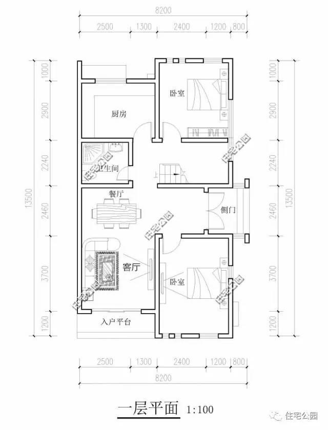 8.4米小面寬戶型設(shè)計(jì)，3層實(shí)用型徽派別墅經(jīng)典宜居，含全圖！