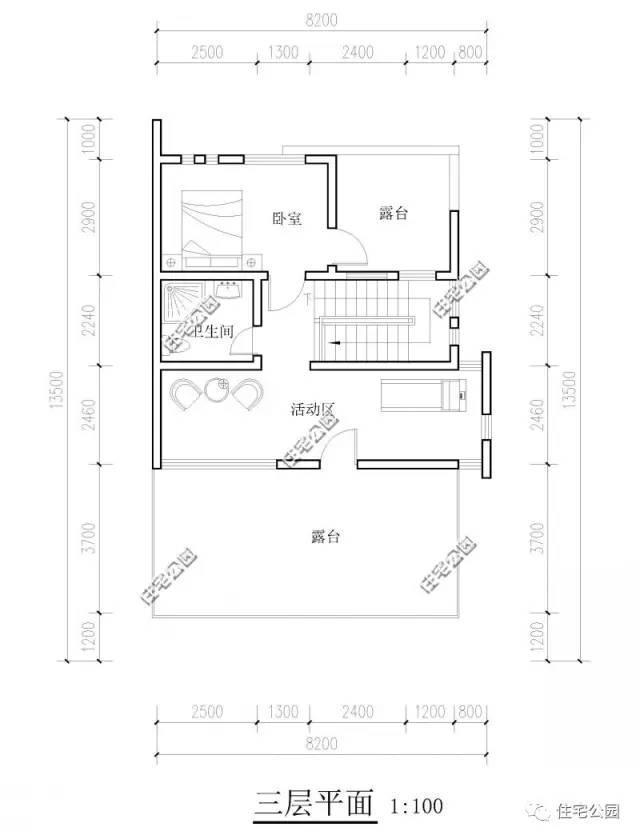 8.4米小面寬戶型設(shè)計(jì)，3層實(shí)用型徽派別墅經(jīng)典宜居，含全圖！