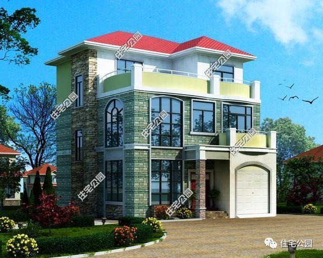 6套新農(nóng)村別墅，全帶挑空客廳，建到村里夠有面么？