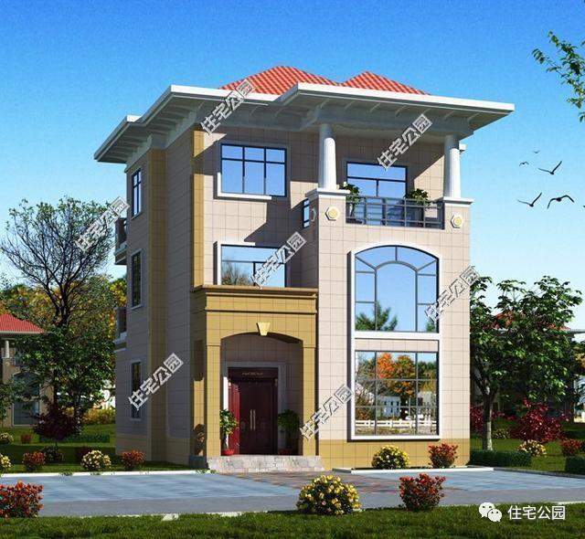 6套新農(nóng)村別墅，全帶挑空客廳，建到村里夠有面么？