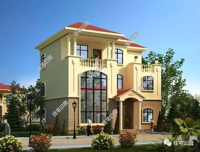 6套新農(nóng)村別墅，全帶挑空客廳，建到村里夠有面么？