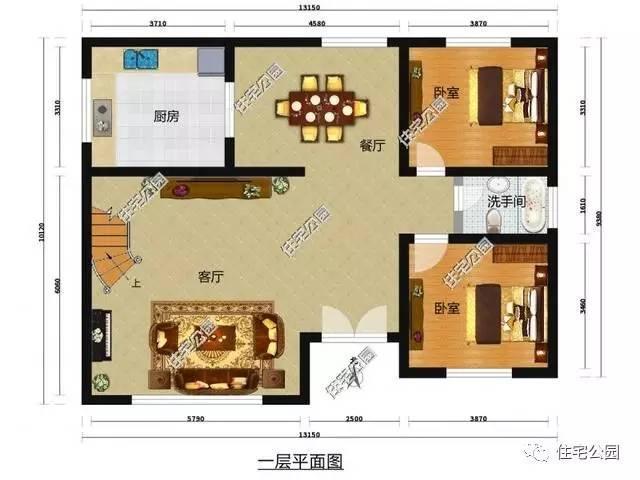 6套新農(nóng)村別墅，全帶挑空客廳，建到村里夠有面么？