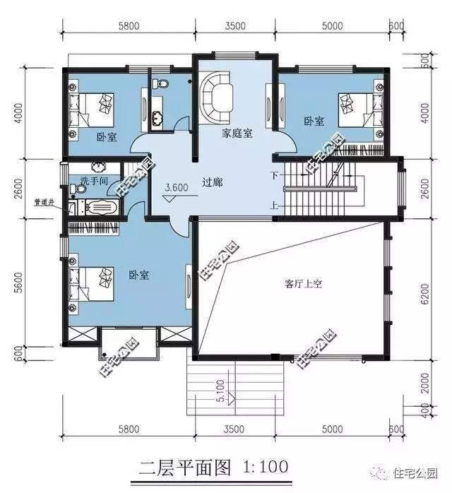 6套新農(nóng)村別墅，全帶挑空客廳，建到村里夠有面么？