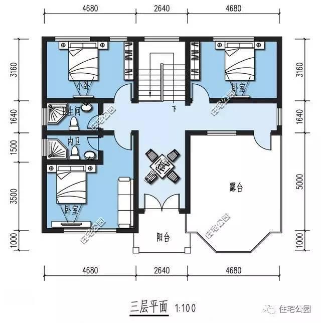 6套新農(nóng)村別墅，全帶挑空客廳，建到村里夠有面么？