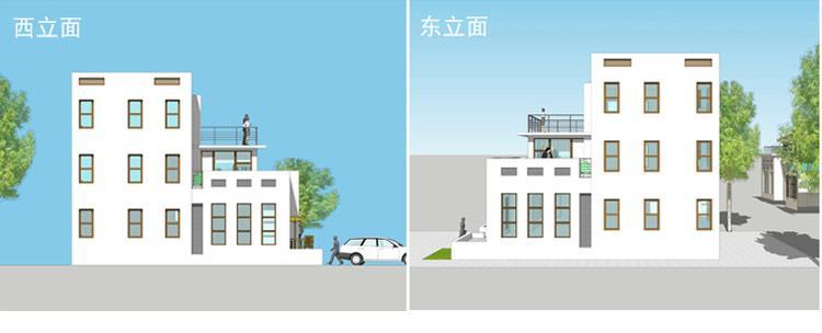 [房先生]三層對(duì)稱(chēng)自建房別墅圖紙 現(xiàn)代中式帶陽(yáng)光房大露臺(tái)