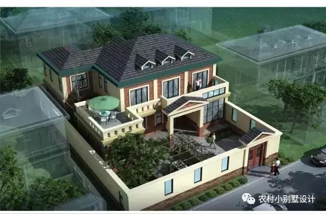 一幢大氣磅礴的簡歐風格二層別墅，給家人一個舒適港灣！