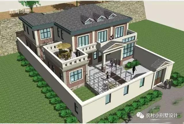 一幢大氣磅礴的簡歐風格二層別墅，給家人一個舒適港灣！