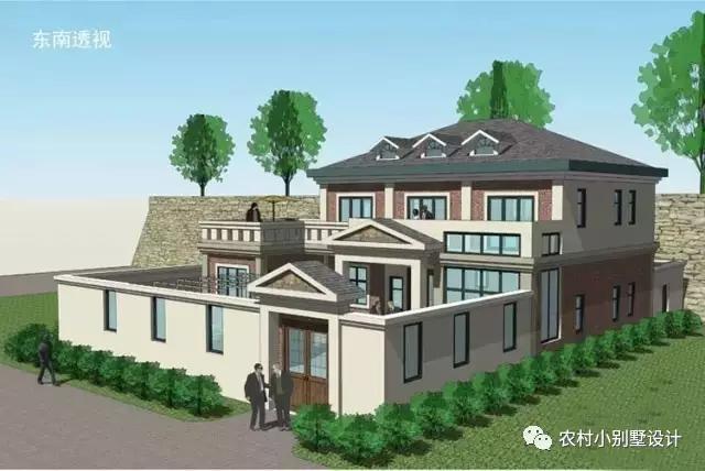 一幢大氣磅礴的簡歐風格二層別墅，給家人一個舒適港灣！