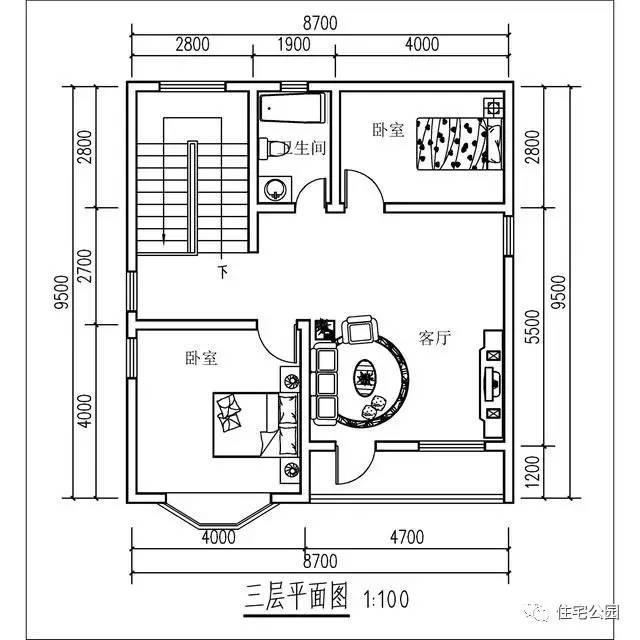 實拍8X9米小面寬別墅，別再說蓋房花錢多，20萬就行！