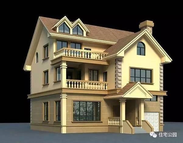 28萬自建3層農(nóng)村別墅，露臺(tái)老虎窗帶車庫，實(shí)用！