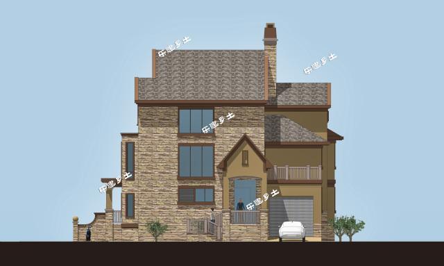 19x13米三層經(jīng)典美式獨(dú)棟別墅全套圖紙，不要再纏著歐式不放啦！