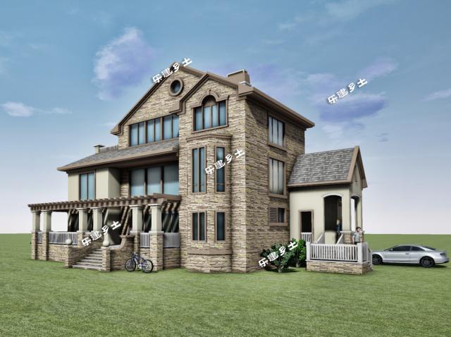 19x13米三層經(jīng)典美式獨(dú)棟別墅全套圖紙，不要再纏著歐式不放啦！