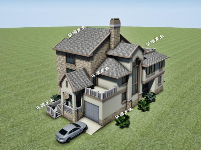 19x13米三層經(jīng)典美式獨(dú)棟別墅全套圖紙，不要再纏著歐式不放啦！