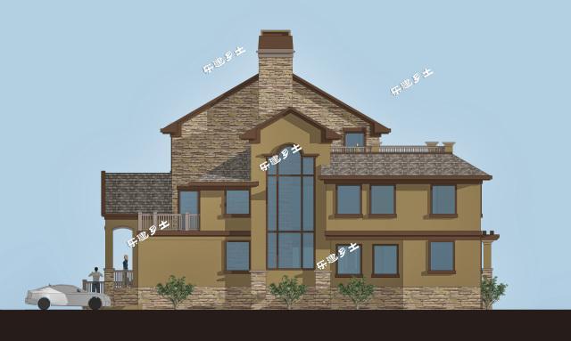 19x13米三層經(jīng)典美式獨(dú)棟別墅全套圖紙，不要再纏著歐式不放啦！
