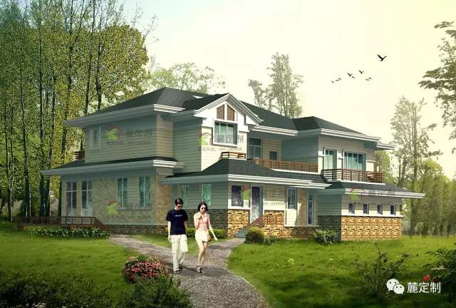 5套風格迥異的自建鄉(xiāng)村別墅，含全套圖紙