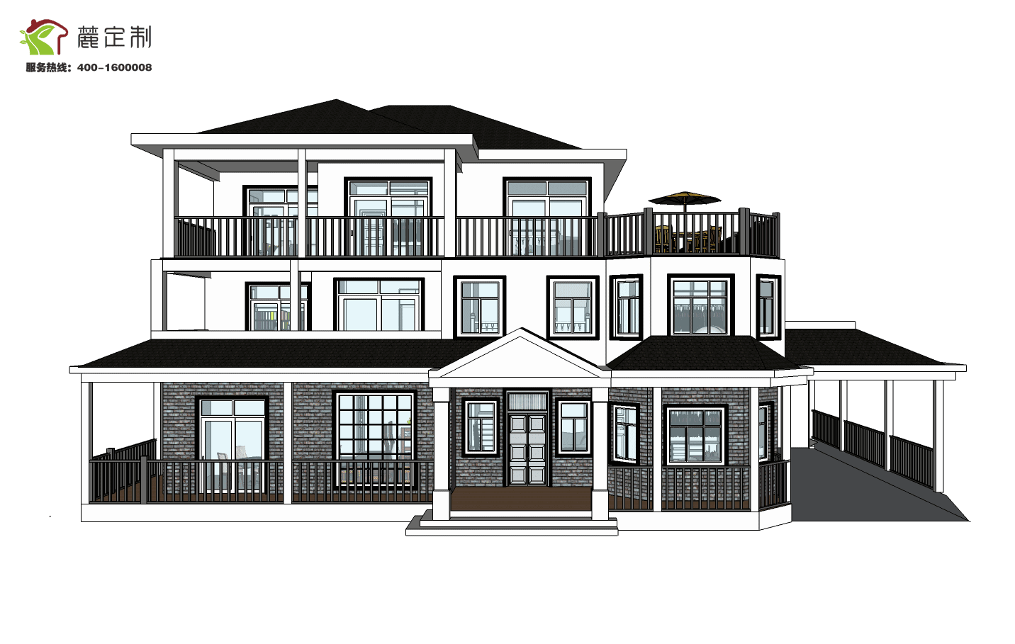 5套風格迥異的自建鄉(xiāng)村別墅，含全套圖紙