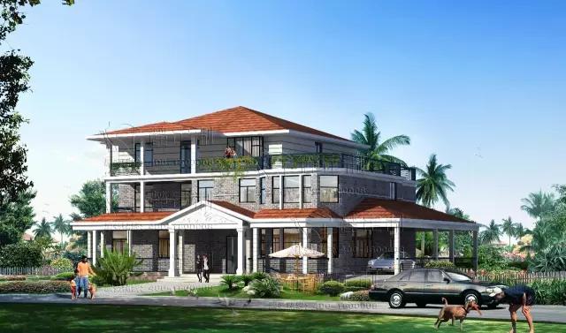 5套風格迥異的自建鄉(xiāng)村別墅，含全套圖紙