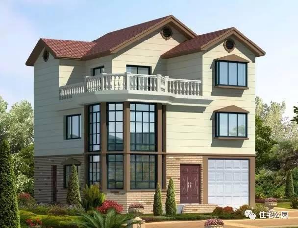 28萬自建3層農村實用別墅，帶露臺花園設計，全圖展示！