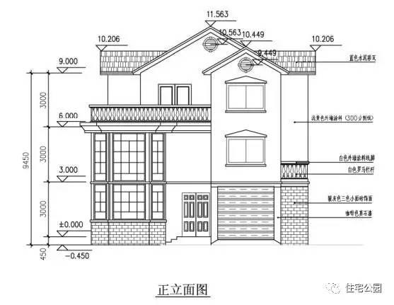 28萬自建3層農村實用別墅，帶露臺花園設計，全圖展示！