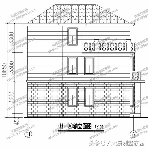 13.1X12.9米別墅設(shè)計(jì)圖，清雅歐式，經(jīng)典接地氣！