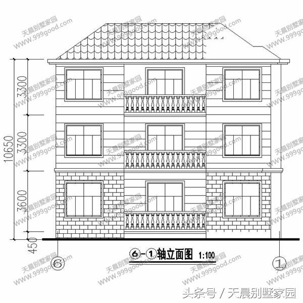 13.1X12.9米別墅設(shè)計(jì)圖，清雅歐式，經(jīng)典接地氣！