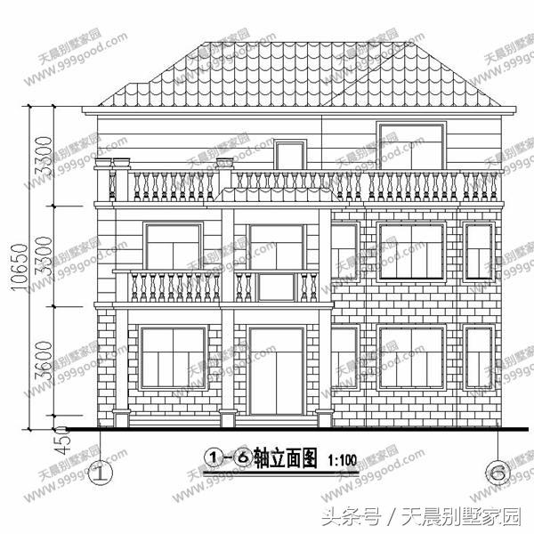 13.1X12.9米別墅設(shè)計(jì)圖，清雅歐式，經(jīng)典接地氣！