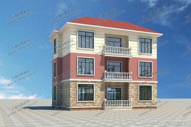 13.1X12.9米別墅設(shè)計(jì)圖，清雅歐式，經(jīng)典接地氣！