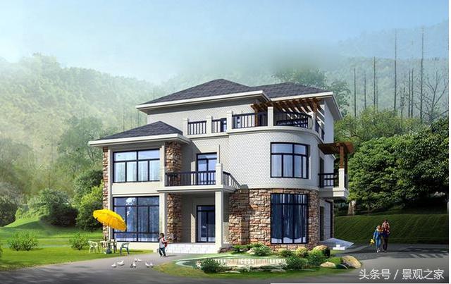 2套漂亮農(nóng)村小別墅，您中意哪款？