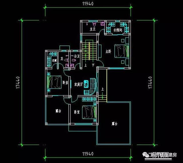 12X18米三層現(xiàn)代農(nóng)村別墅，30萬帶院子和平層頂