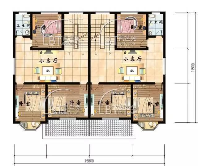 10套自建房雙拼別墅 兄弟聯(lián)排別墅全套圖紙，第八套最受歡迎！