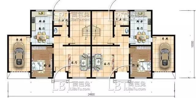 10套自建房雙拼別墅 兄弟聯(lián)排別墅全套圖紙，第八套最受歡迎！