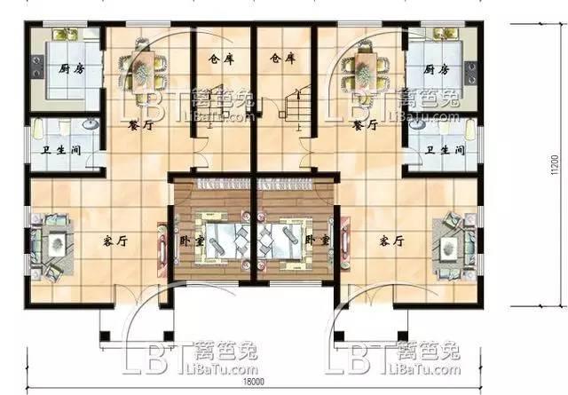 10套自建房雙拼別墅 兄弟聯(lián)排別墅全套圖紙，第八套最受歡迎！