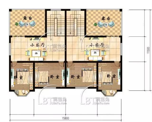10套自建房雙拼別墅 兄弟聯(lián)排別墅全套圖紙，第八套最受歡迎！