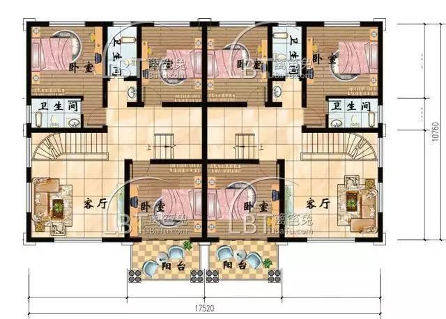10套自建房雙拼別墅 兄弟聯(lián)排別墅全套圖紙，第八套最受歡迎！