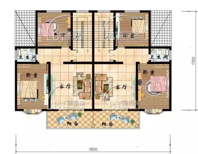 10套自建房雙拼別墅 兄弟聯(lián)排別墅全套圖紙，第八套最受歡迎！