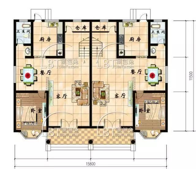 10套自建房雙拼別墅 兄弟聯(lián)排別墅全套圖紙，第八套最受歡迎！