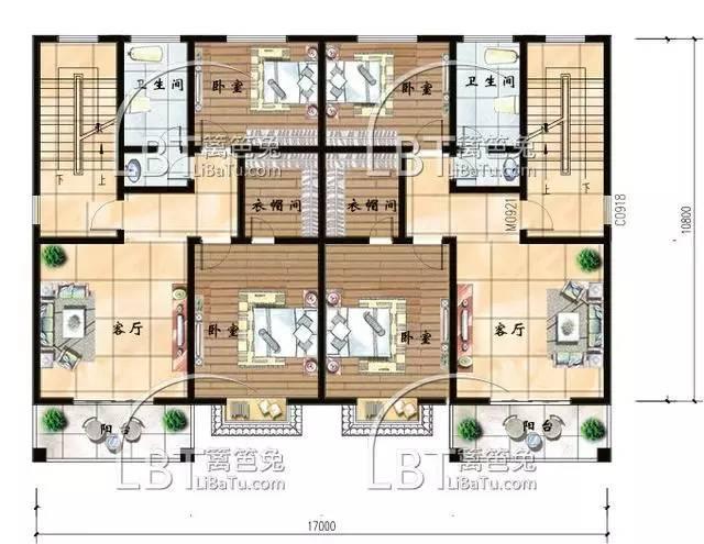 10套自建房雙拼別墅 兄弟聯(lián)排別墅全套圖紙，第八套最受歡迎！