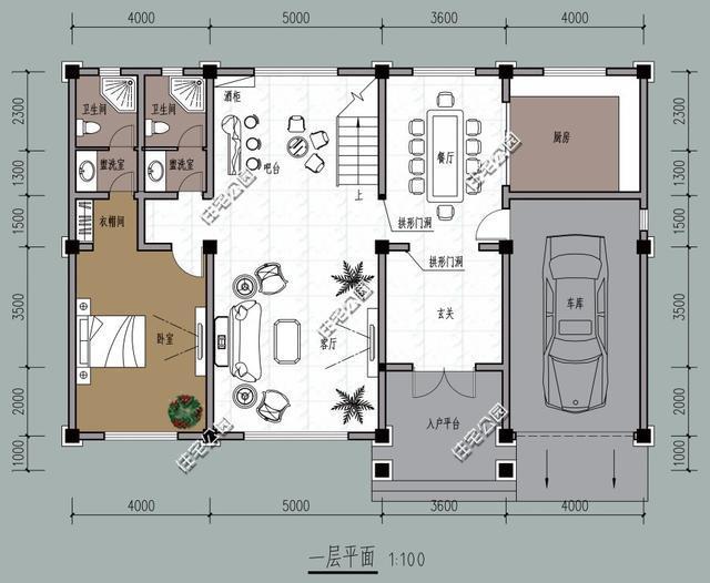 新農(nóng)村別墅，如果價格一樣，歐式現(xiàn)代三合院咋選？含平面圖