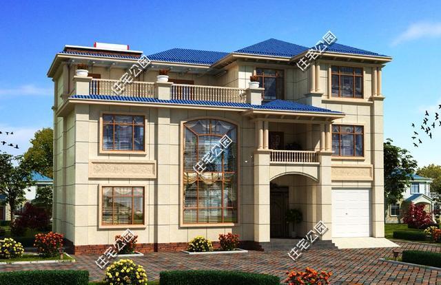 新農(nóng)村別墅，如果價格一樣，歐式現(xiàn)代三合院咋選？含平面圖