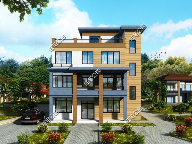 新農(nóng)村別墅，如果價格一樣，歐式現(xiàn)代三合院咋選？含平面圖