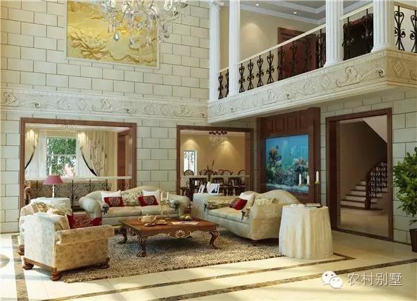 大氣三層復(fù)式別墅，帶莊園和游泳池（施工全圖+裝修效果圖）